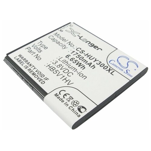 аккумулятор ibatt ib u2 m553 1750mah для huawei ascend y500 y300c ascend u8833 ascend y300 0100 ascend y300c ascend t8833 Аккумулятор для телефона Huawei HB5V1, HB5V1HV (1750mAh)