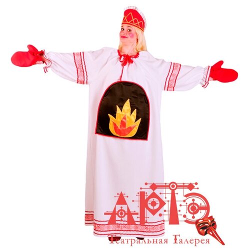 Костюм Печка (Цв: Белый Размер: br) карнавальный костюм печки 15145 универсальный