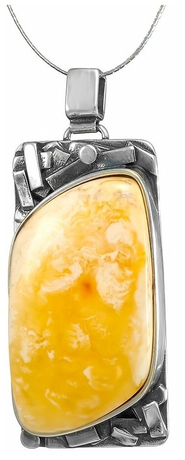 Подвеска Amberprofi, серебро, 925 проба, янтарь