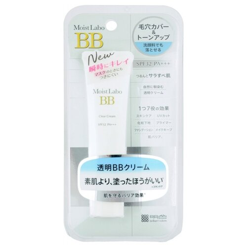 Meishoku Moist-Labo BB Clear Cream Прозрачный BB-крем-основа под макияж (SPF 32 PA+++), 30 гр, арт. 232312