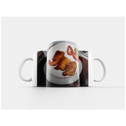 фото Кружка "павлин, декоративная птица, красивая" 320 мл lotsprints