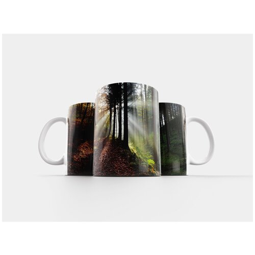 фото Кружка "лес, поляна, падение" 320 мл lotsprints
