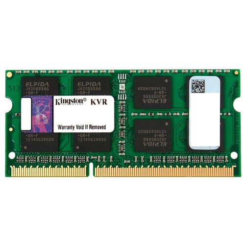 Оперативная память Kingston 4 ГБ DDR3 1600 МГц SODIMM CL11 KVR16S11/4 оперативная память kingston value 8 гб ddr3 1600 мгц sodimm cl11 kvr16s11 8wp