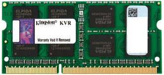 Оперативная память Kingston KVR16S11/4 DDR3 4 ГБ 1600 МГц