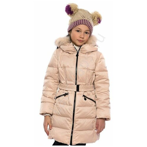 Пуховик Snowimage, размер 116, бежевый женские повседневные свободные корейские зимние пальто из овечьей шерсти новое зимнее пальто женское плотное теплое пуховое хлопковое па