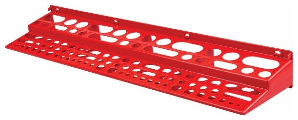FIT Полка для инструмента пластиковая красная 96 отверстий 610х150 мм FIT 65706