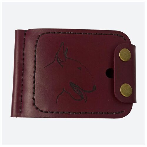 фото Зажим для денег из натуральной кожи chesarec ип готовцева е.с.