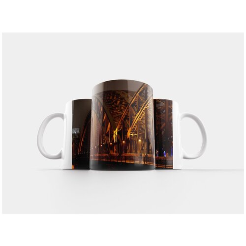 фото Кружка "мост гогенцоллернов, кёльн, железнодорожный мост" 320 мл lotsprints