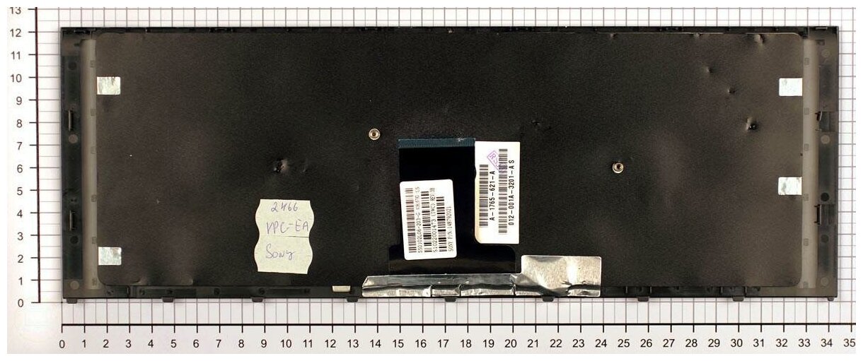 Клавиатура для ноутбука Sony Vaio VPC-EA2S1EB черная с рамкой