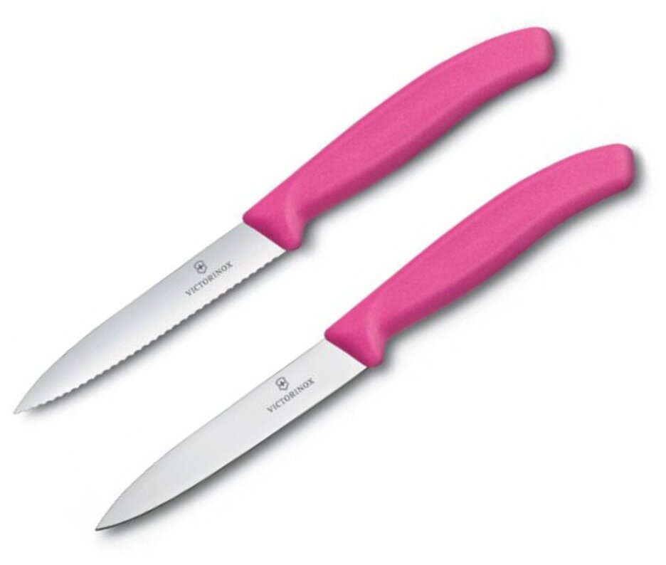 Набор кухонных ножей Victorinox Swiss Classic (6.7936.12L5B) комплект: 2 шт цвет рукояти розовый