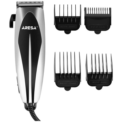 Машинка для стрижки волос электрическая Aresa AR-1805 сетевая серебристая 461700₽