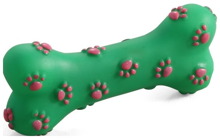 Triol игрушка "Кость с лапками" для собак (150 мм) - фото №1