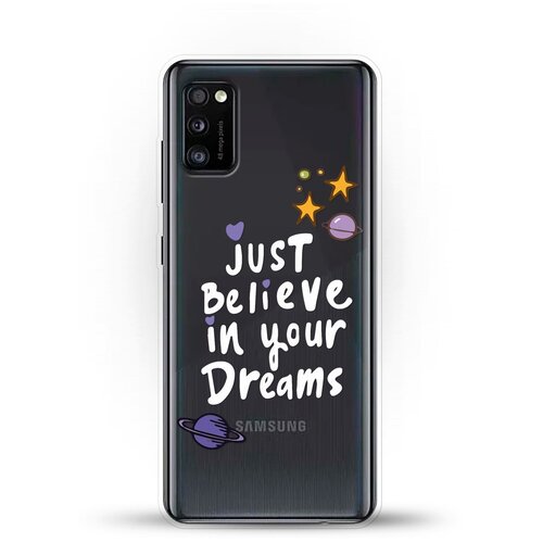 фото Силиконовый чехол just believe на samsung galaxy a41 andy & paul