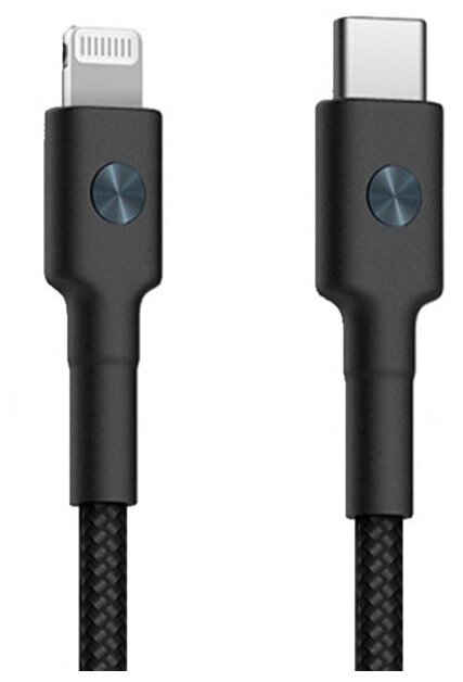 Кабель Type-C/Lightning ZMI MFi 100cm Черный (AL873K) - фото №3