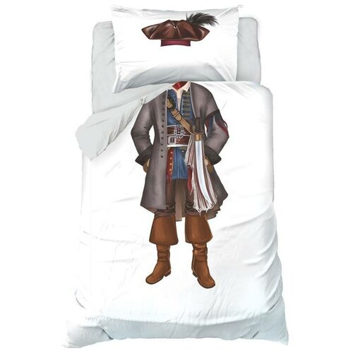 фото Этель постельное белье этель 1,5 сп «пират» 143х215 см, 150х214 см, 50х70 см -1 шт