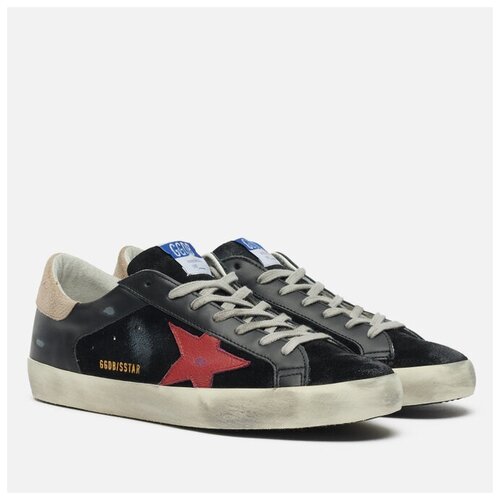 фото Мужские кроссовки golden goose super-star suede/leather crack star pyton print