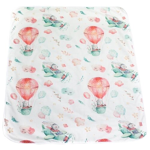 Плед Forest kids Cute Rabbit 120х90 см белый пледы forest kids cute whale 120х90