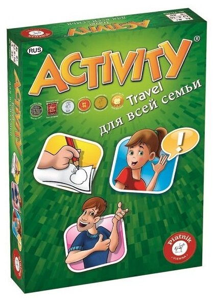 Настольная игра Piatnik Activity, компактная для всей семьи