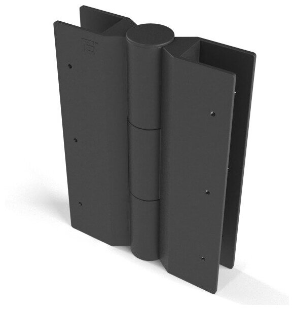 Комплект из 4 шт. соединительных элементов для грядок и клумб "Еврогрядка", для доски 225х30мм, h-22,5 см, чёрный