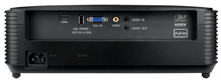 Проектор Optoma S336 DLPFull 3DSVGA8006004000 ANSI Lm 10W27 dB3 kgчерный