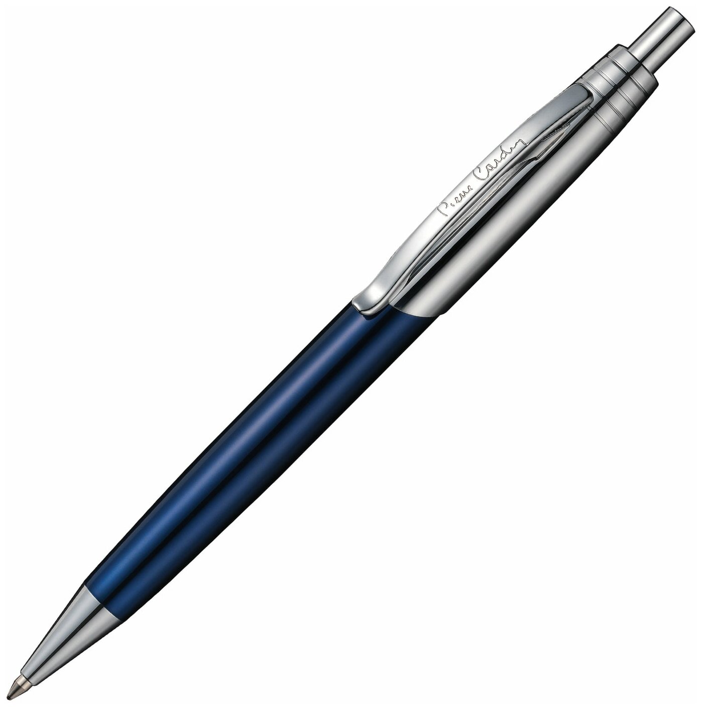 Ручка подарочная шариковая PIERRE CARDIN (Пьер Карден) Easy корпус синий латунь лак хром синяя PC5901BP