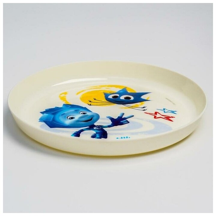 Набор детской посуды «Фиксики» (тарелка, миска, стакан, ложка) - фотография № 7