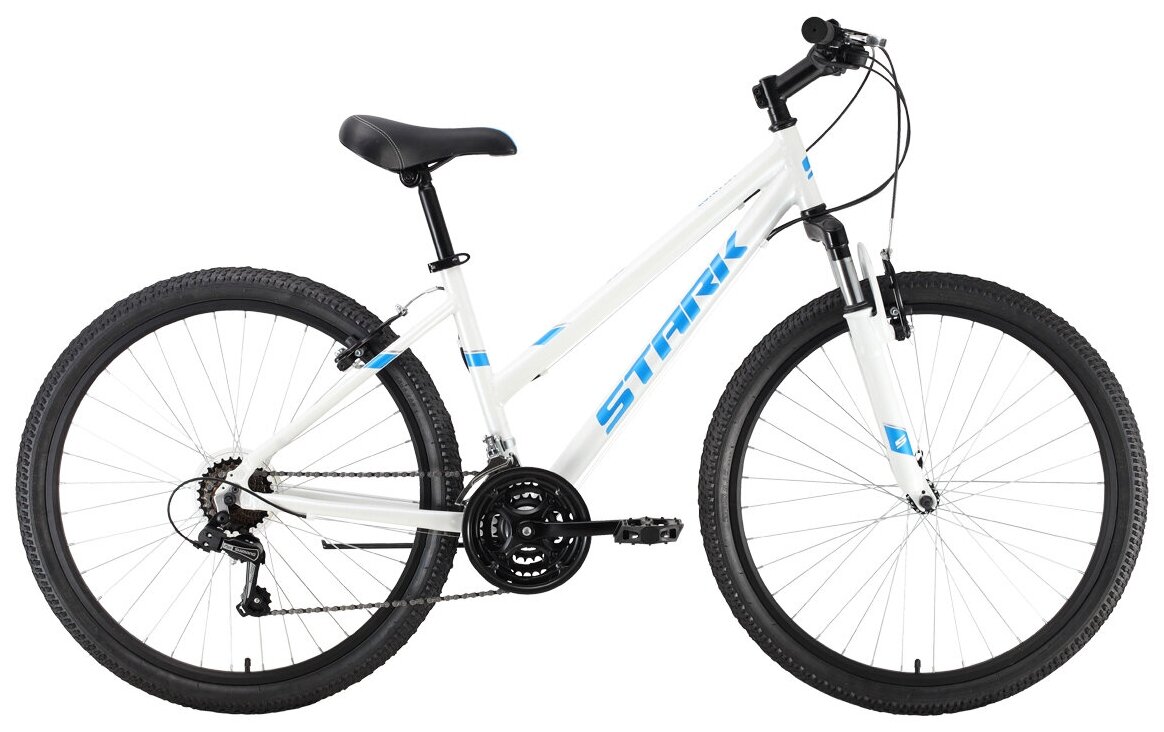 Велосипед Stark Luna 26.1 V (2021) 14.5" белый/голубой