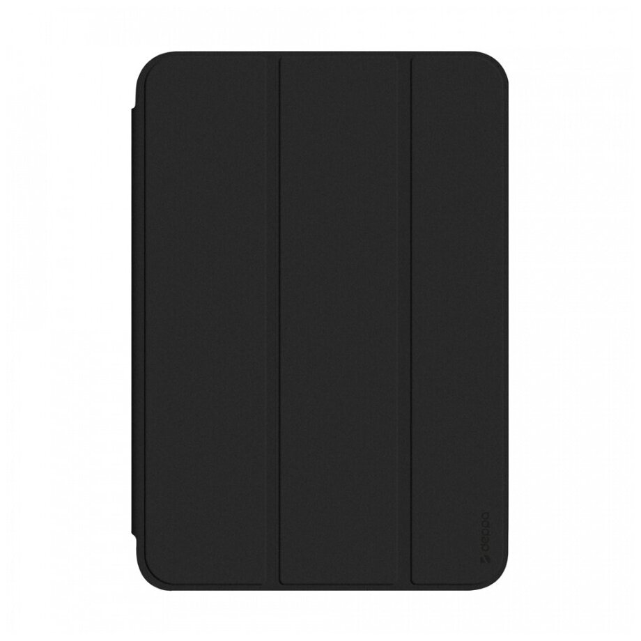 Чехол-подставка Wallet Onzo Magnet для Apple iPad Mini 6 (2021), черный, б/застежки, Deppa, 88158