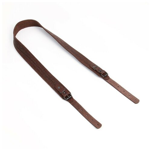 фото Ремень погонный кожа коричневый нет бренда