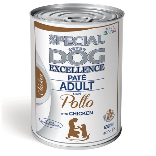 Корм для собак SPECIAL DOG EXCELLENCE Pate курица банка 400г (упаковка - 24 шт)