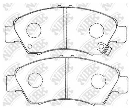 Колодки Тормозные Дисковые NiBK арт. pn8265