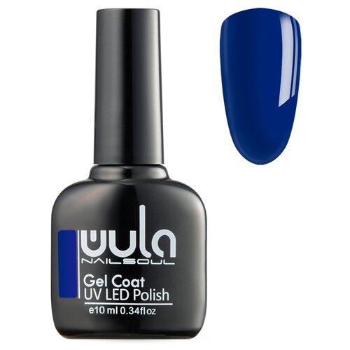 wula гель лак holographic gel coat 10 мл голографический WULA гель-лак для ногтей Gel Coat, 10 мл, 42 г, 373 темно-синий