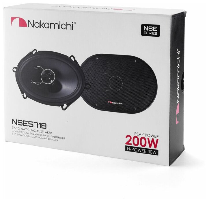 Колонки автомобильные NAKAMICHI NSE-5718, 13x18 см (5x7 дюйм.), комплект 2 шт. [nak-nse-5718] - фото №18