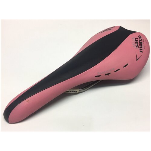 фото Седло selle san marco caymano bilanciata black/pink