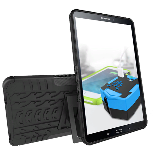 Чехол-бампер MyPads для Samsung Galaxy Tab A 10.1 2016 SM-T580/T585C/T585 противоударный усиленный ударопрочный черный dctenone tablet eb bt585abe 7300mah battery for samsung galaxy tablet tab a 10 1 2016 t580 sm t585c t585 t580n batteries