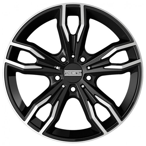 Fondmetal Alke 18X8J 5X112 ET30 DIA66.5 Glossy Black Machined