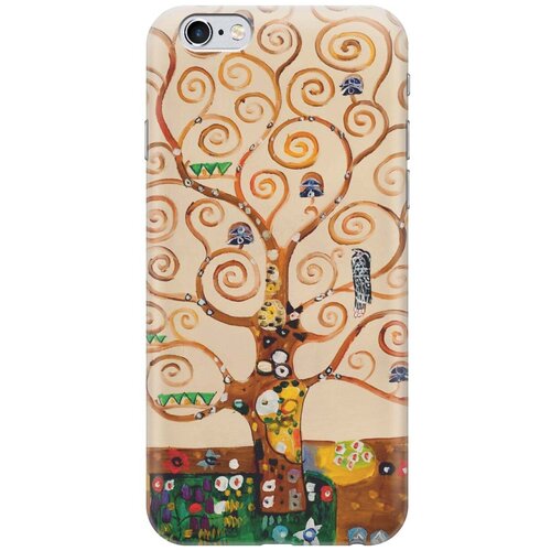 фото Gosso ультратонкий силиконовый чехол-накладка для apple iphone 6s / 6 с принтом "климт"