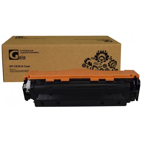 Картридж CE321A (№128A) для HP Color LaserJet CP1525n, CM1415FN, CM1415FNW GalaPrint голубой galaprint картридж gp ce321a 128a