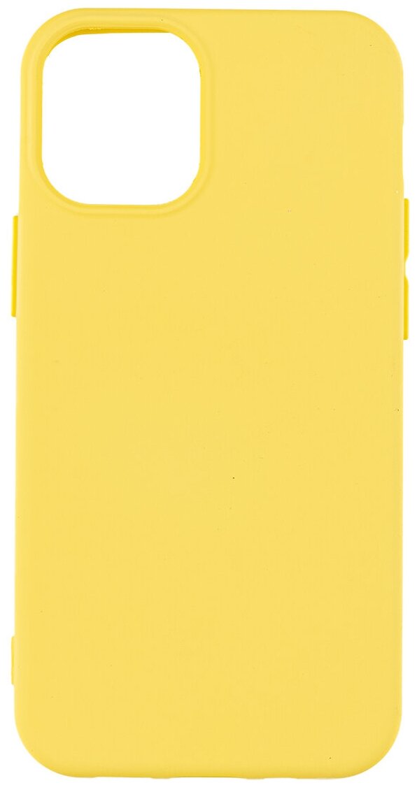 Чехол для Apple Iphone 12 mini 5,4". Soft touch premium. Желтый.