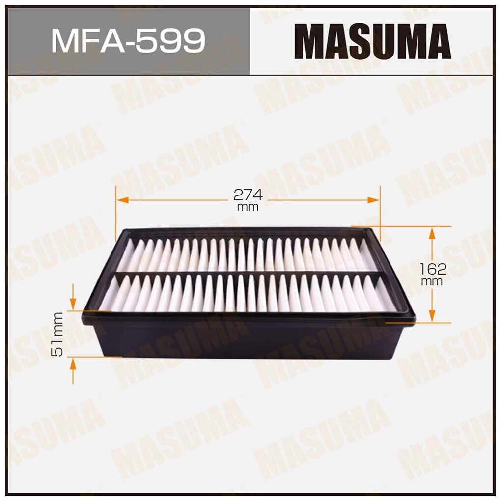Masuma воздушный фильтр a- 476 masuma (1 40) mfa599