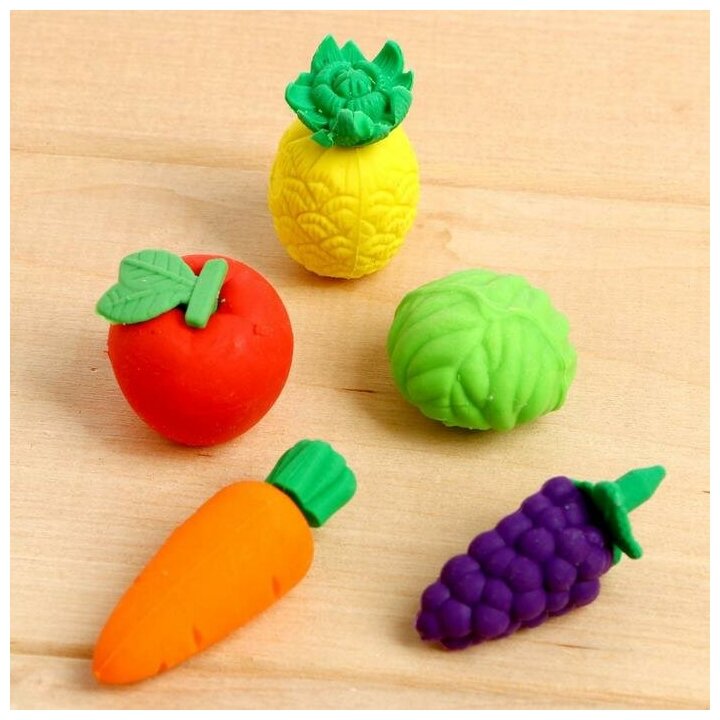 Набор считай и сортируй «Яркий урожай», 40 фигурок фруктов и овощей, обучающая игра для детей и малышей