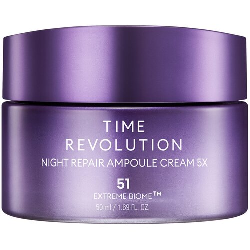 Missha крем для лица Time Revolution Night Repair Ampoule Cream 5X, 50 мл, 50 г