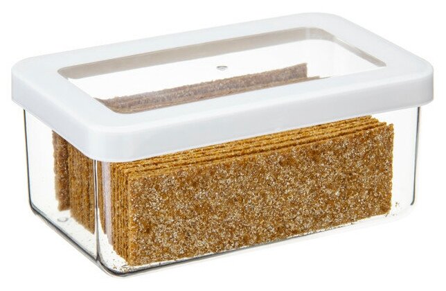 фото Емкость IDEA Степ 0,8л 16х10х7см прямоугольная пластик