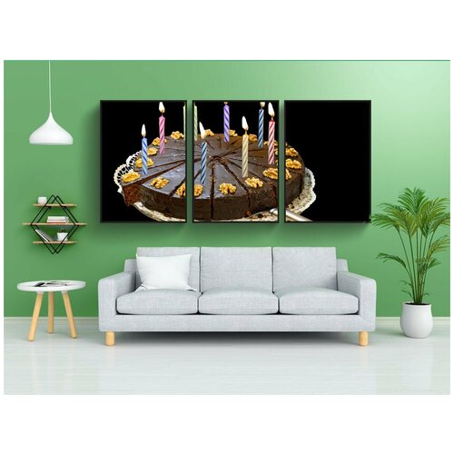 фото Набор модулных постеров для интерьера "эмоции, дата рождения, поздравительная открытка" 60x90 см. в тубусе, без рамки lotsprints