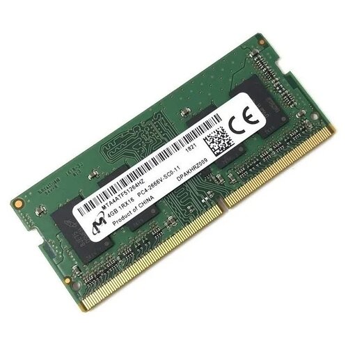 Оперативная память Micron 4 ГБ DDR4 3200 МГц SODIMM CL22 MTA4ATF51264HZ-3G2 149900₽