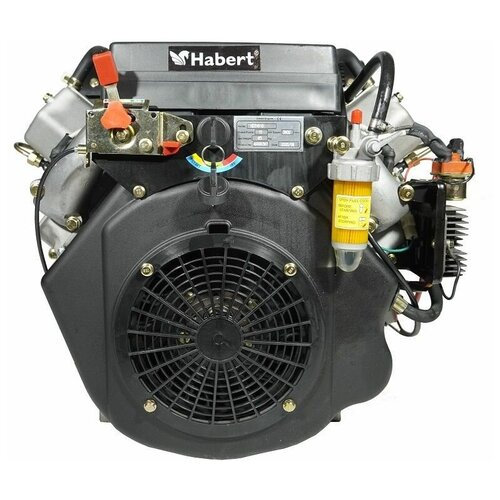 Двигатель дизельный HD2V910 D25.4 мм 20А Habert