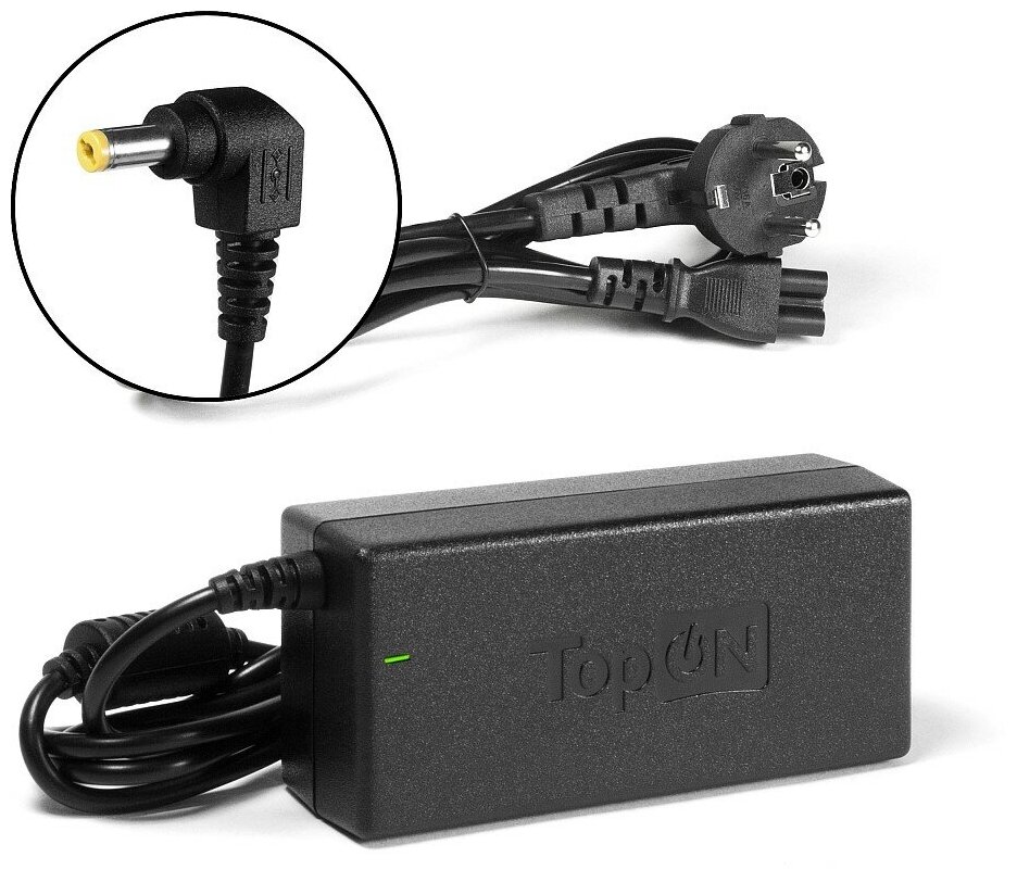 Блок питания TopON для Acer 19V 3.42A (5.5x1.7) 65W ADP-65JH DB TOP-AC07
