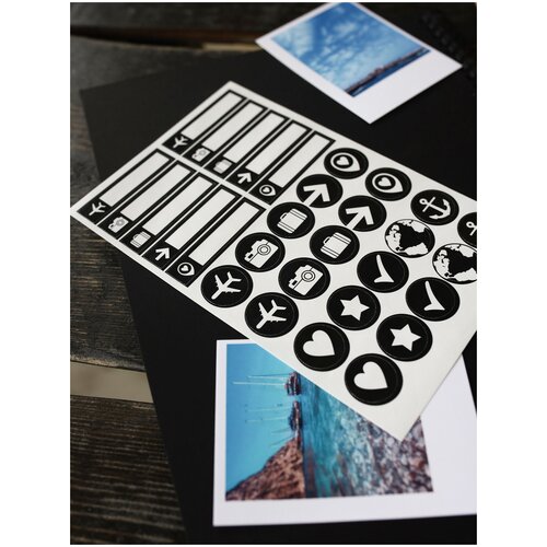 Набор стикеров CRAFT COPY travel для фотоальбома уголки для фото набор бумаги со стикерами favorite authentique