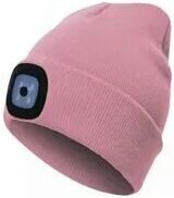 Космос фонарь налобный-шапка розовая