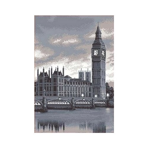Лондон Рисунок на ткани 36х54 Каролинка ТКБ 2001